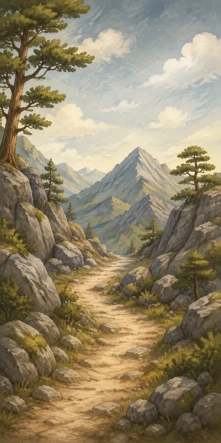 Mountain landscape at Black Ridge